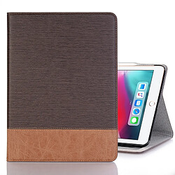 Wewoo Housse Étui Coque en cuir PU avec texture horizontale pour iPad Pro12,9 pouces 2018avec porte-cartes et porte-cartesavec porte-monnaie café