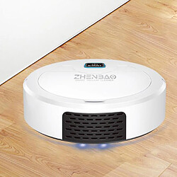 Aspirateur Robot Intelligent 1600Pa Pour Parquet / Carrelage / Tapis Blanc