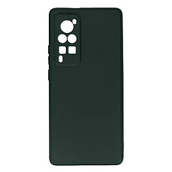 Avizar Coque Vivo X60 Pro Silicone Souple Finition Soft Touch Fine Vert kaki