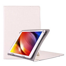 Wewoo Housse Étui blanc pour tablette PC de 7 po à rabat horizontal en cuir texturé universel Strokes avec support