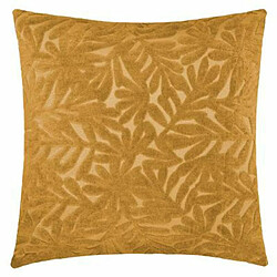 Coussin Déco en Velours Edi 40x40cm Ocre