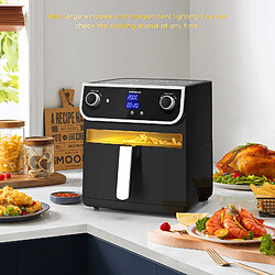 Acheter Aigostar Joy - Friteuse à air capacité XXL de 8L et 11 fonctions. 0% BPA, 1700W, grande fenêtre, écran tactile, double panier