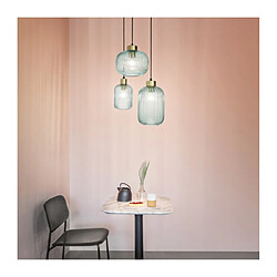 Ideal Lux Suspension design Mint-2 Verre Vert 1 ampoule 24,5cm