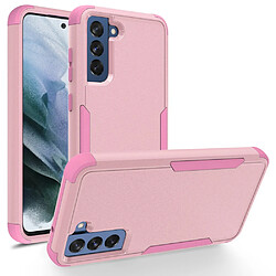 Coque en TPU antichoc, hybride rose/rose pour votre Samsung Galaxy S21 FE 5G/S21 Fan Edition