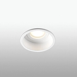 Faro Barcelona Downlight encastré rond blanc IP44, GU10