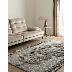 Hadorn Tapis shaggy 185x125 gris Thun Scutum