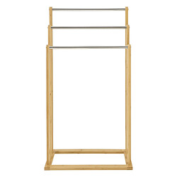 Meuble porte-serviettes Porsanger 46 x 24 x 84 cm Naturel [en.casa] pas cher