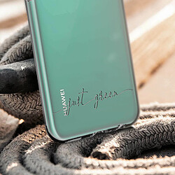 BIGBEN Coque Huawei P Smart 2020 Infinia Transparente - 100 % Recyclable Just Green pas cher