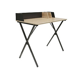 The Home Deco Factory Bureau industriel Brice - L. 90 x l. 84 cm - Noir The Home Deco Factory - Bureau industriel Brice - L. 90 x l. 84 cm - Noir - Industriel