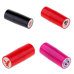 4pcs Tampon Marquer Balle de Golf ,Marqueur Stamper Outil de Parcours Marqueur de Golf