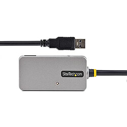 StarTech Hub USB-A à 4 Ports - Câble d'Extension USB 3.0 de 10m - Prolongateur USB Actif/Alimenté par Bus, Alimentation Optionnelle de 20W Incluse - Protection ESD Niveau 2 (U01043-USB-EXTENDER) pas cher