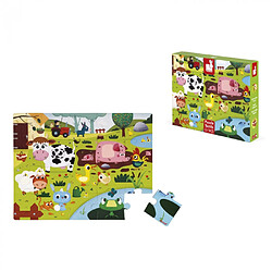 Juratoys-Janod puzzle tactile les animaux de la ferme 