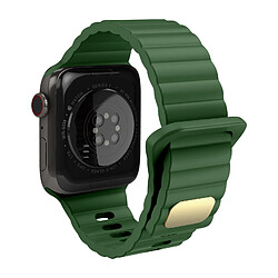 Avizar Bracelet pour Apple Watch 41mm / 40mm / 38 mm Silicone Souple et Doux Vert foncé