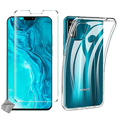 Htdmobiles Coque silicone gel fine pour Huawei Honor 9X Lite + film ecran - TPU TRANSPARENT