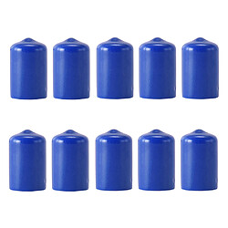 Accessoires de billard de protecteur de cue de piscine de 10 morceaux durables pour le snooker bleu