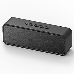 Universal Conférencier portable sans câble, haut-parleur Bluetooth 5.0 avec basse HiFi stéréo 3D, batterie de 1500mAh, durée de vie de la batterie de 12 heures (noir)