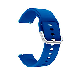 Bracelet SmoothSilicone Avec Boucle Phonecare pour Garmin Forerunner 265S - Bleu Foncé