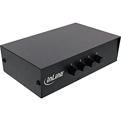 INLINE - Video/Audio-Schalter - 4 x Composite Video/Audio - Desktop