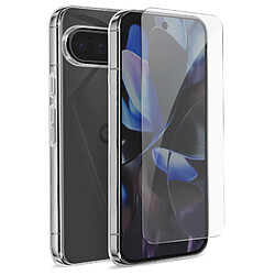 Mayaxess Pack Protection pour Google Pixel 9 Pro XL Coque et Verre Trempé Transparent