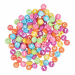 Paris Prix Lot de Perles Fantaisie Alphabet 12cm Multicolore