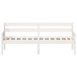 Acheter Maison Chic Lit d'appoint | Lit de jour | Lit de repos Blanc 90x190 cm Bois de pin massif -GKD86164