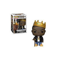 Funko Notorious B.I.G - Figurine POP! Notorious B.I.G avec sa couronne 9 cm