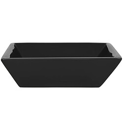 Acheter vidaXL Lavabo Céramique carré Noir 41,5 x 41,5 x 12 cm