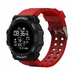 Hommes Femmes Montre Intelligente 1.44 Pouces Écran Couleur Hd Surveillance De La Pression Artérielle Bracelet De Sport Noir Rouge