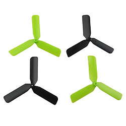 1 Jeu D'hélices CW CCW Pour Hubsan X4 H107L H107L H107C H107D Noir Vert