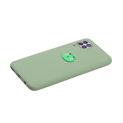 Coque en TPU + PU poupée animale enduite grenouille pour votre Huawei P40 Lite 4G/Nova 6 SE/Nova 7i