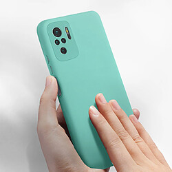 Acheter Avizar Coque Xiaomi Redmi Note 10 et Redmi Note 10s Soft Touch Fine Légère Turquoise