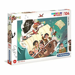 Ludendo Puzzle SuperColor 104 pièces - Pirates