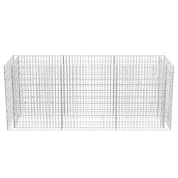 Acheter Maison Chic Jardinière,Lit surélevé - Bac à fleurs - pot de fleur à gabion Acier 270x90x100 cm -GKD48962