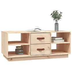 Maison Chic Table basse,Table Console Table d'appoint, Table pour salon 100x50x41 cm Bois massif de pin -MN28778 pas cher