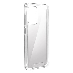 Avizar Coque Samsung Galaxy A72 Coins Bumper Antichoc Collection Cristal Transparent