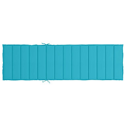 Acheter vidaXL Coussin de chaise longue turquoise tissu oxford