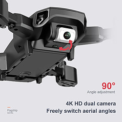 Universal New Mini Drone 4K Dual Cameras Quadcopter Toys(Le noir)