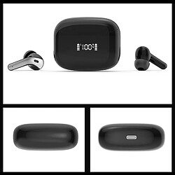 Yonis Ecouteurs Bluetooth Son Immersif Sport Noir