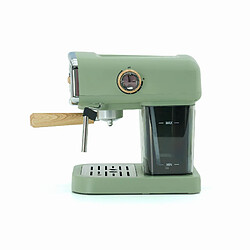 Machine à Café Espresso Caprizze Kai 1050W 15 Bars Semi-automatique Capacité 5 Tasses de Café avec Vaporisateur Vert Mat pas cher