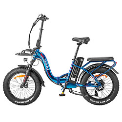 Vélo électrique Fafrees F20 Max, gros pneu 20 x 4,0 pouces, moteur sans balais 500 W, batterie 48 V 22,5 Ah – Bleu Aurora