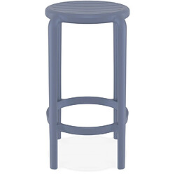 Avis Alterego Tabouret de jardin mi-hauteur 'PEYA MINI' gris foncé en matière plastique