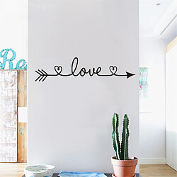 Acheter Wewoo Sticker mural 2 PCS LOVE Motif DIY Famille Maison Décoratif Amovible Stickers Muraux