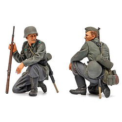 Tamiya Figurine Mignature German Infantry Set (mid-wwii) pas cher