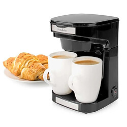 Avis NEDIS Bouilloire Noire en Verre 1,7L Sans Fil 2200W Arrêt automatique + Cafetière électrique 2 Tasses Duo 2 x 0.25l