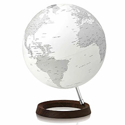 Atmosphere Globe terrestre lumineux Full Circle Reflection Ø 30 cm - Blanc