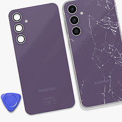 Acheter Samsung Vitre Arrière pour Samsung Galaxy S23 FE avec Lentille Caméra Original Violet