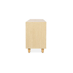 ICONIK INTERIOR Meuble TV en Bois - Design Scandinave - Bena Multicolore pas cher