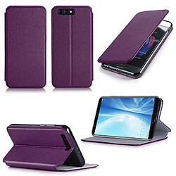 Xeptio Etui luxe Huawei Honor View 10 violet Ultra Slim avec stand