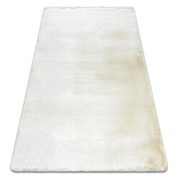 RUGSX Tapis TEDDY NEW wool 45 Shaggy crème très épais, en peluche 140x190 cm