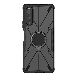 Coque en TPU 2-en-1, anti-choc avec béquille pour votre Sony Xperia 10 IV 5G - noir